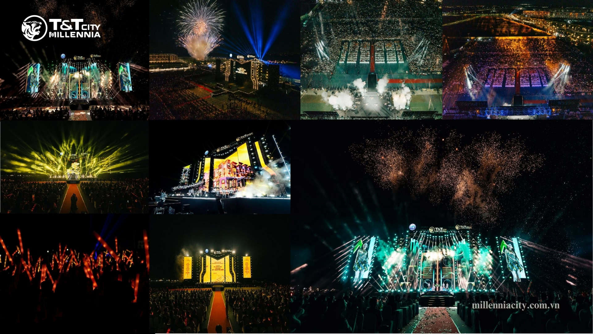 Sự kiện lễ hội âm nhạc được tổ chức tại T&T City Millennia.