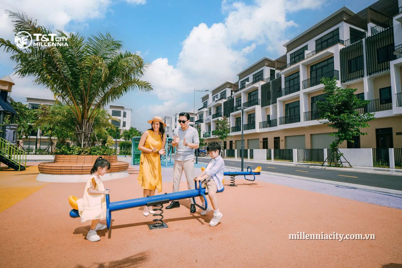 Không gian sống xanh tại đại đô thị T&T City Millennia