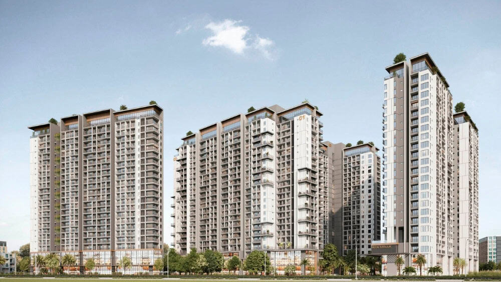 Hiện trường thi công thực tế dự án Ansana by Kita Võ Văn Kiệt đang triển khai hạ tầng móng cọc tháng 03/2026.